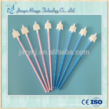 disposable Gynecological broom type cervix cervical scraper